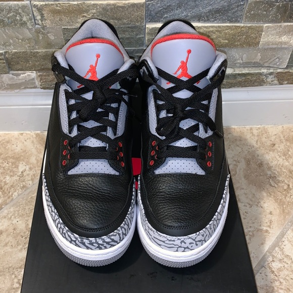 Men’s Retro Jordan Black Cement 3 - Picture 3 of 8